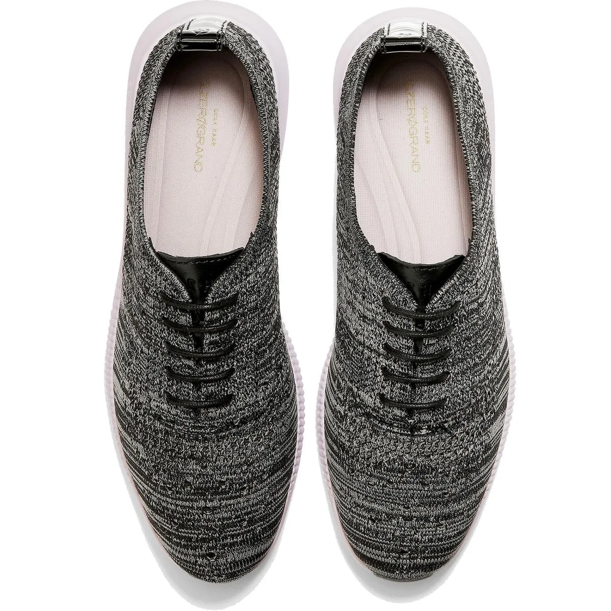 2.ZERØGRAND Wingtip Oxford Womens Woven Lace Up Oxfords