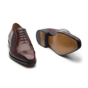 Adele-Adelaide Oxford - Burgundy Museum Calf | Hand Welted Contemporary Classics