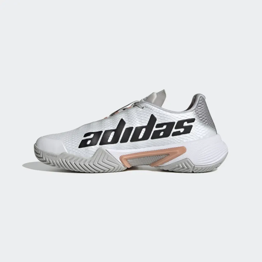 adidas BARRICADE Tennis Shoes | Grey-Blush | Women's