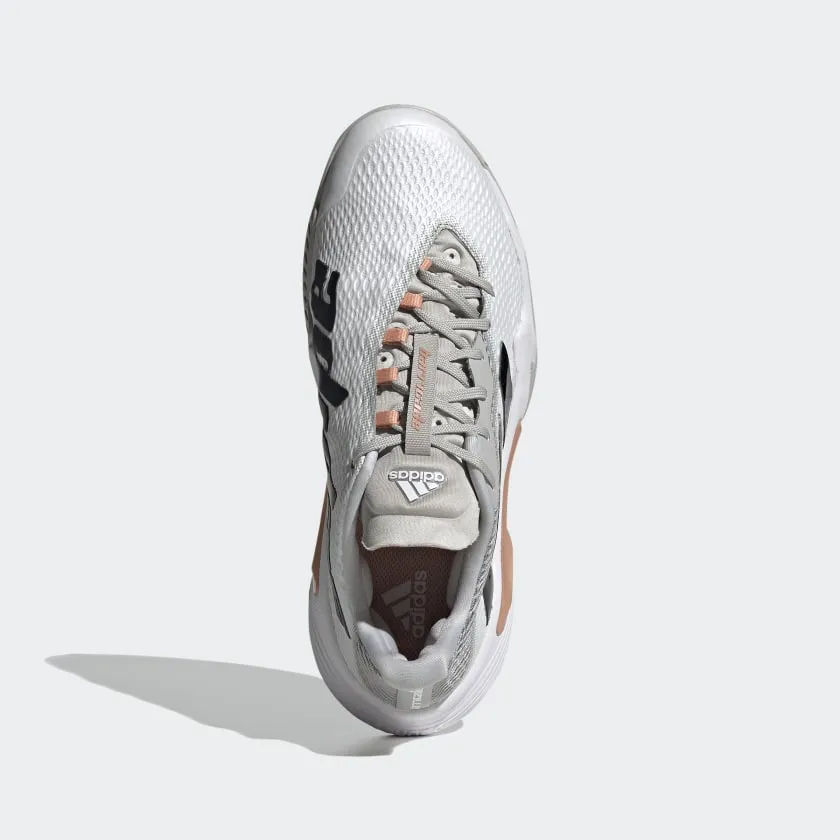 adidas BARRICADE Tennis Shoes | Grey-Blush | Women's