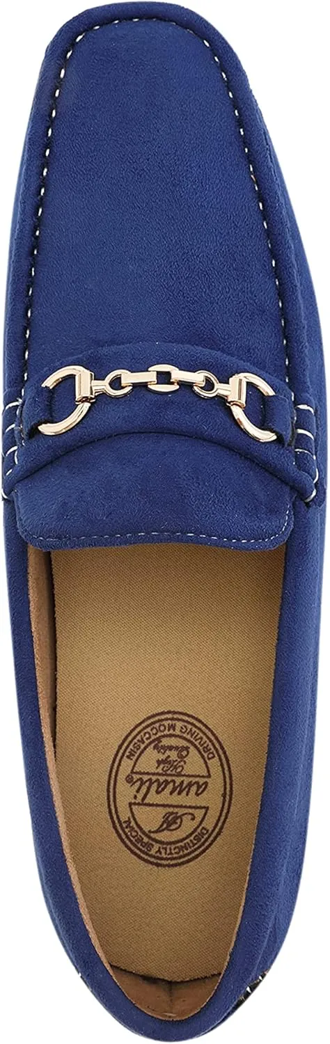 Amali Ecker, Mens Casual Shoes - Mens Loafers - Mens Moccasins - Slip On Shoes for Men - Driving Shoes for Men - Chain Ornament, Comfortable Slipper