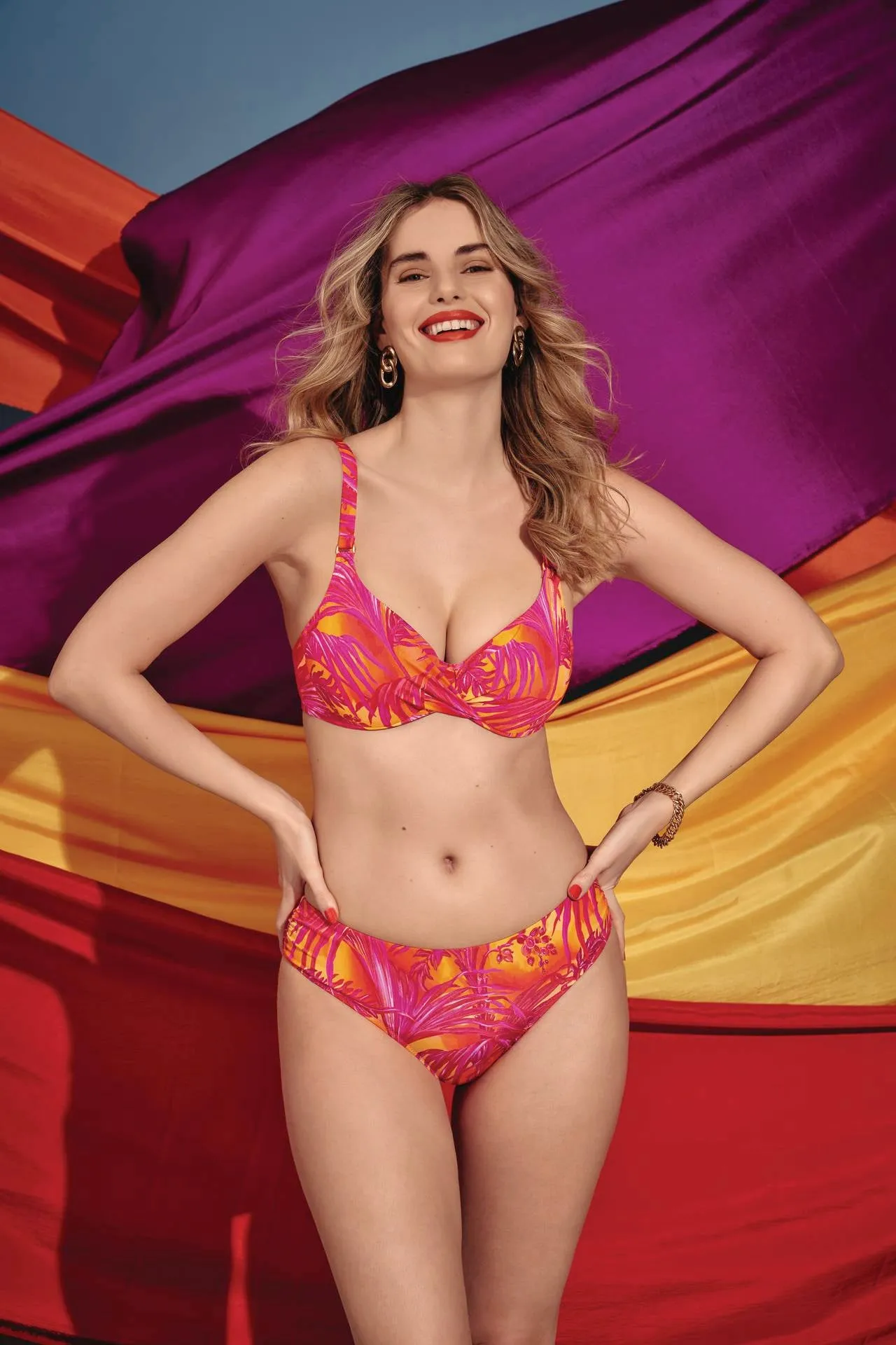 Anita Melody Bikini Top - Breezy Pink - FINAL SALE