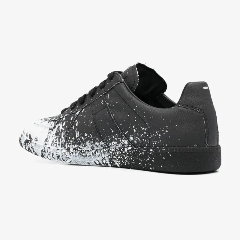 Artistic Paint-Splash Low-Top Sneakers