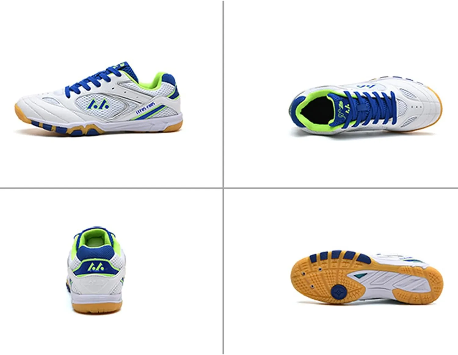 Badminton Tennis Shoes Mens Women Lightweight Breathable Anti-Slip for Racketball Squash Volleyball Indoor Fitness Training