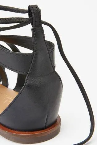 Black Forever Comfort® Gladiator Sandals