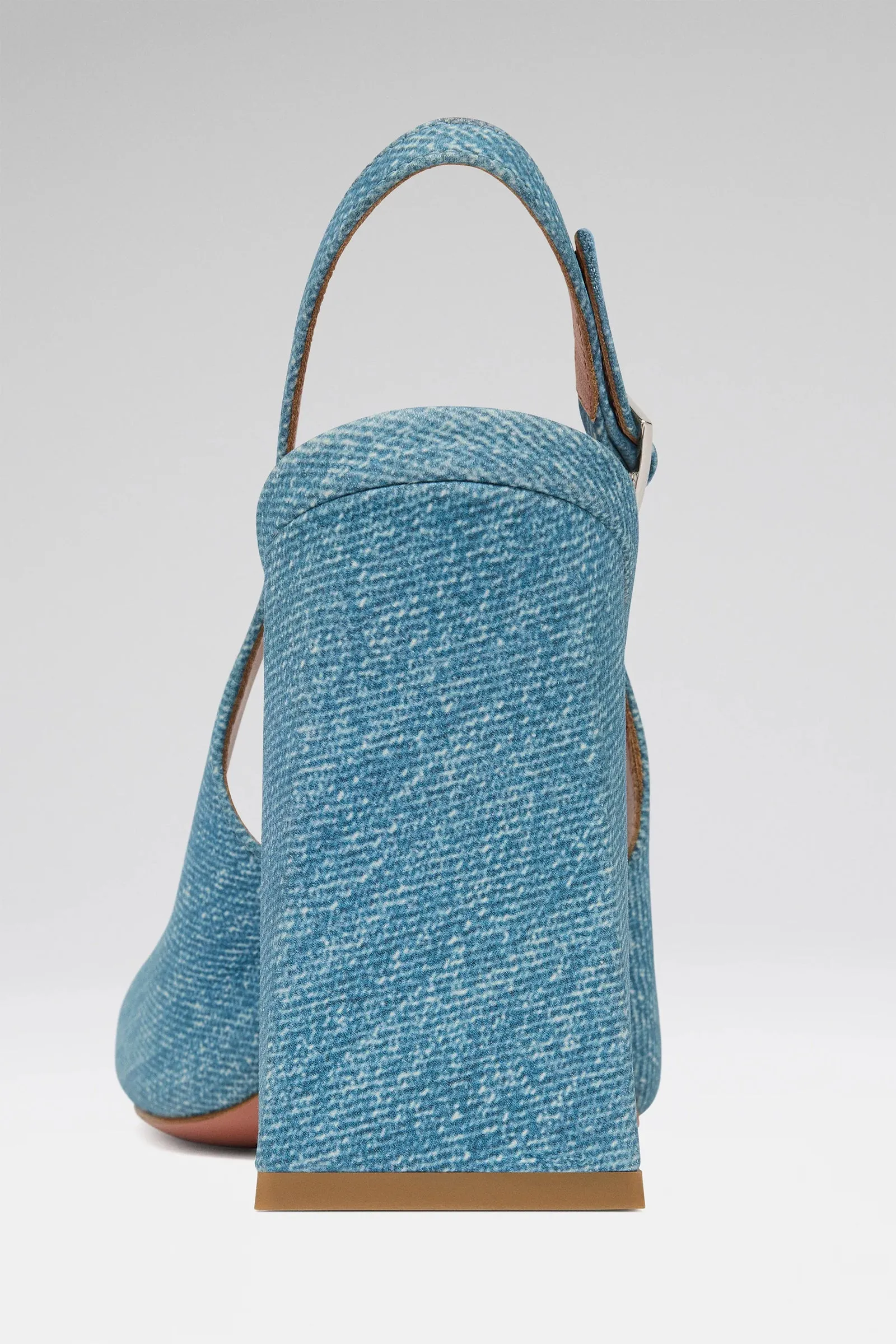 Charlotte 95 Sling Suede Denim
