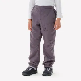 Children's warm water-repellent hiking trousers - SH100 - age 2-6