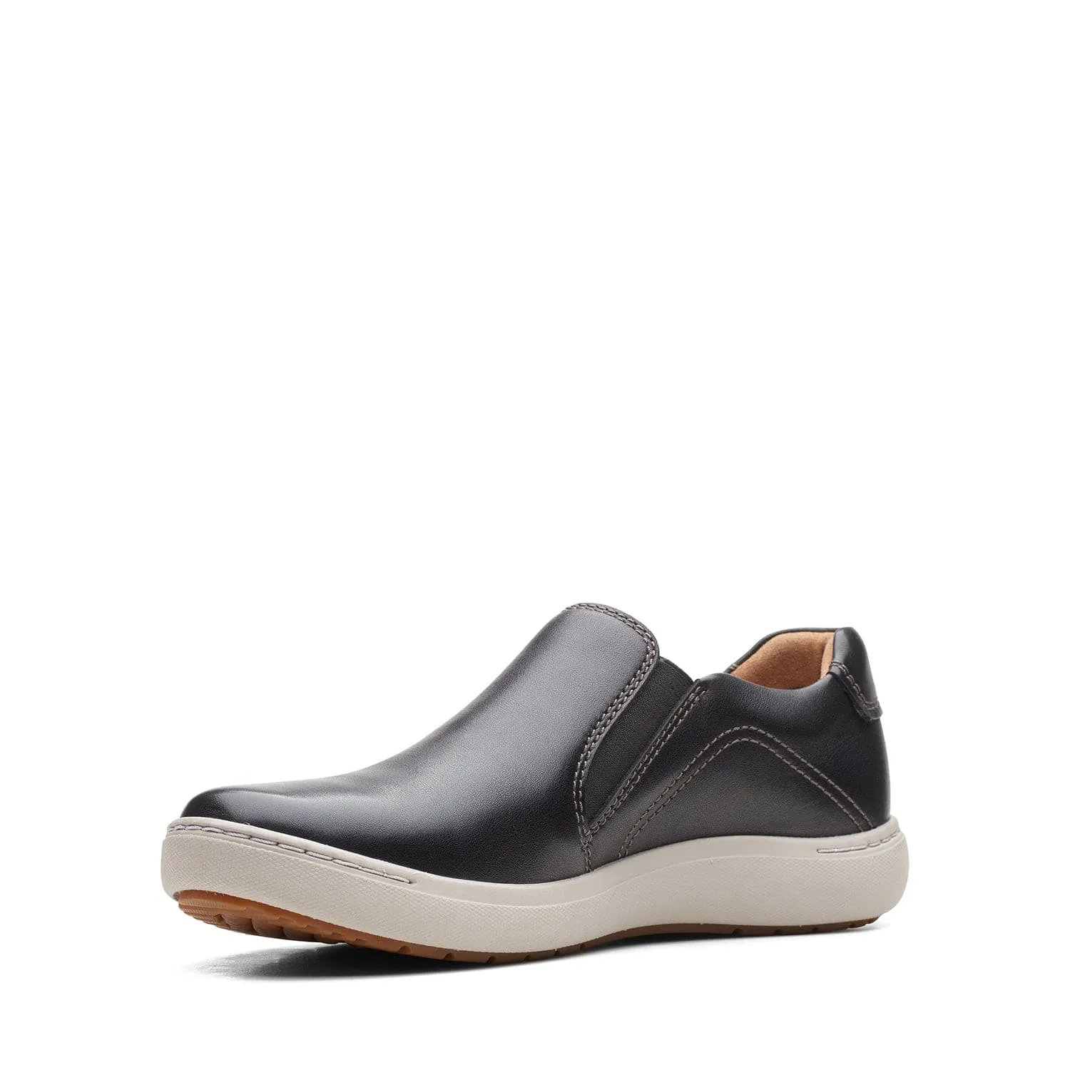 Clarks Nalle Stride Shoes (Wide Fit)
