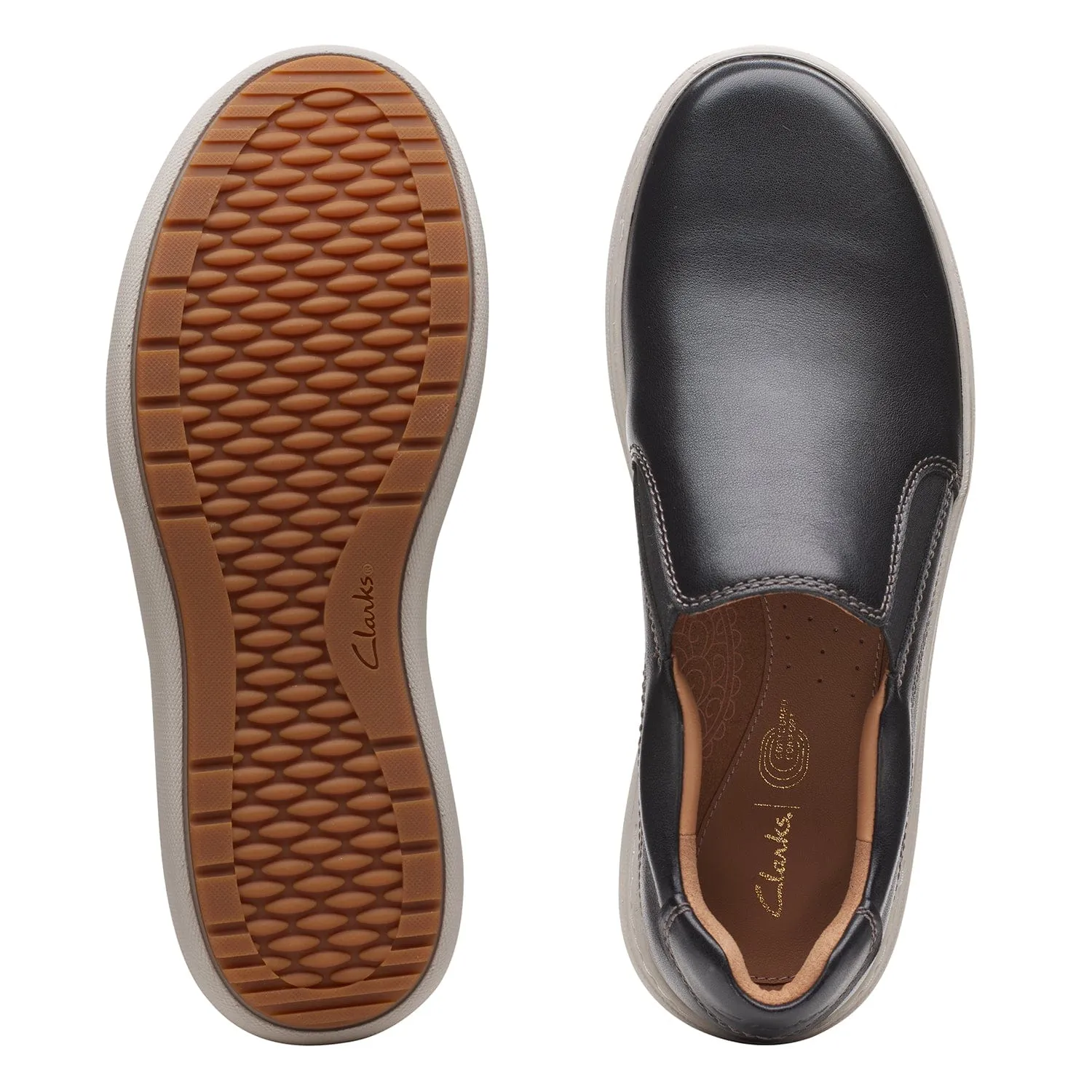 Clarks Nalle Stride Shoes (Wide Fit)