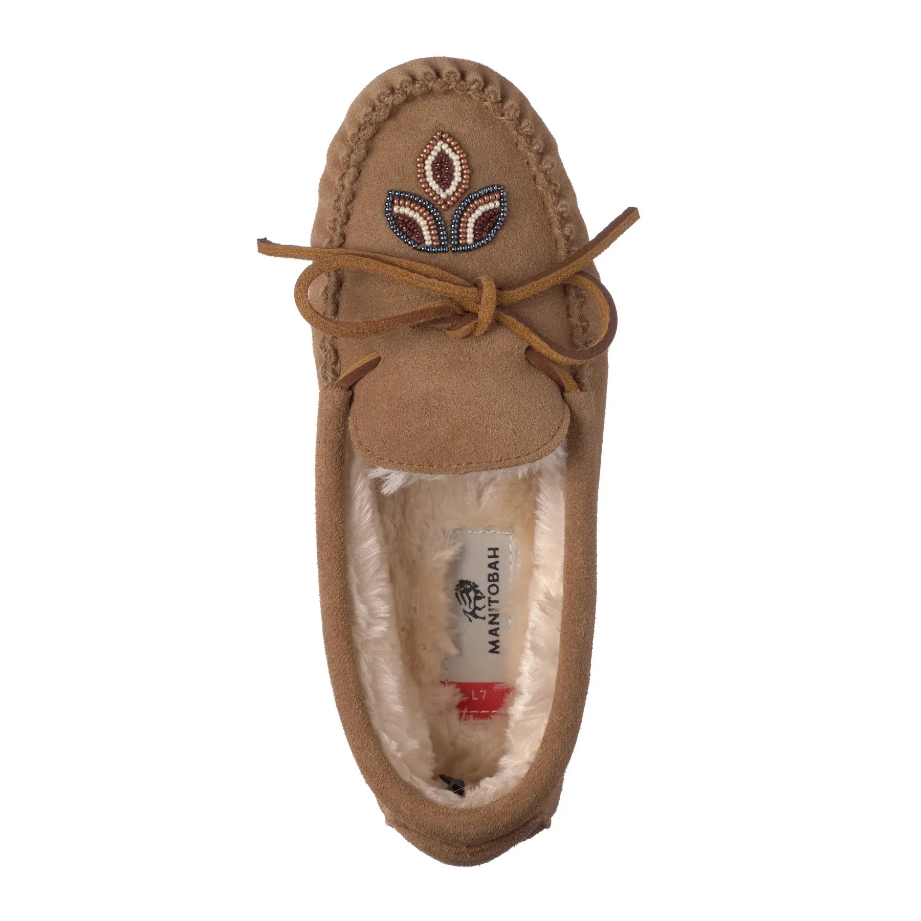 Cozy Kayak Fleece Lined Moccasin - Oak