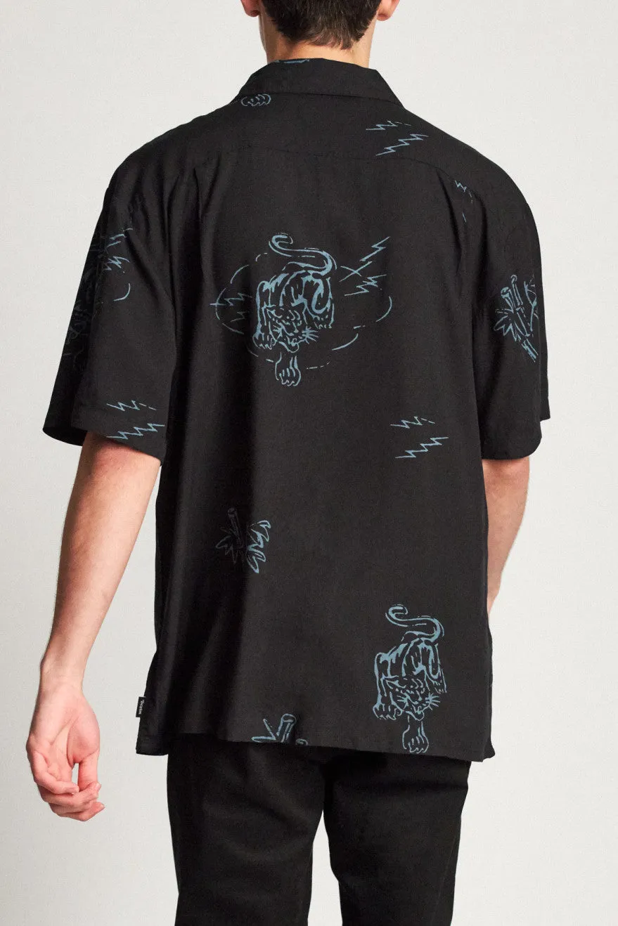 Cruze S/S Woven - Black/Blue