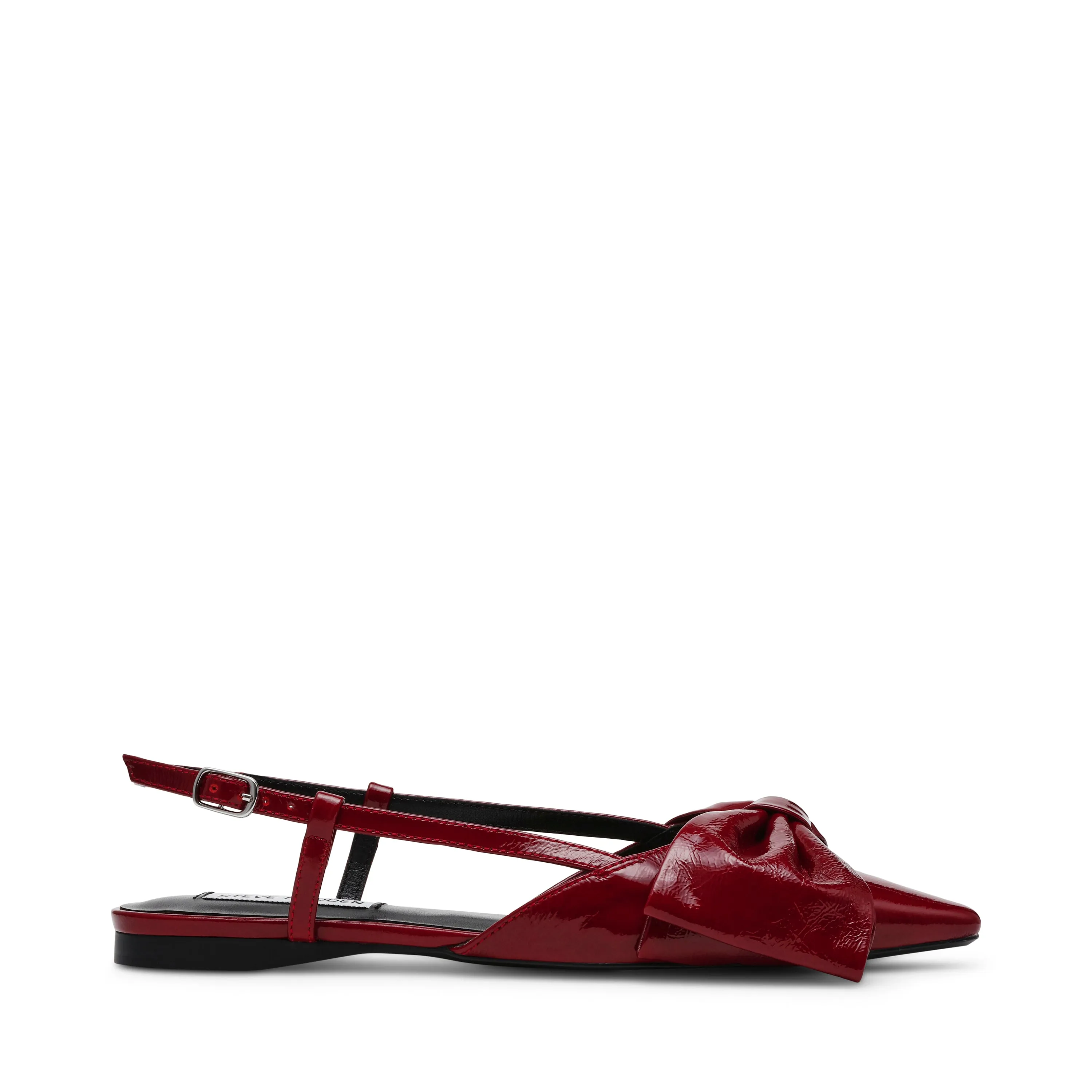 Dazzled Flat Shoe WINE LEATHER