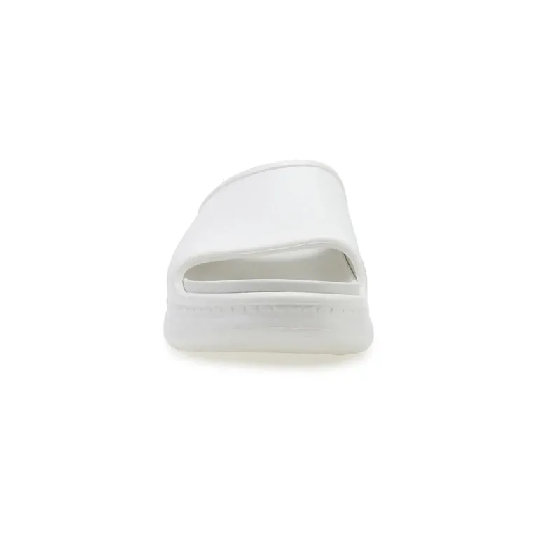 Devyn Easy-Relief Slide in White
