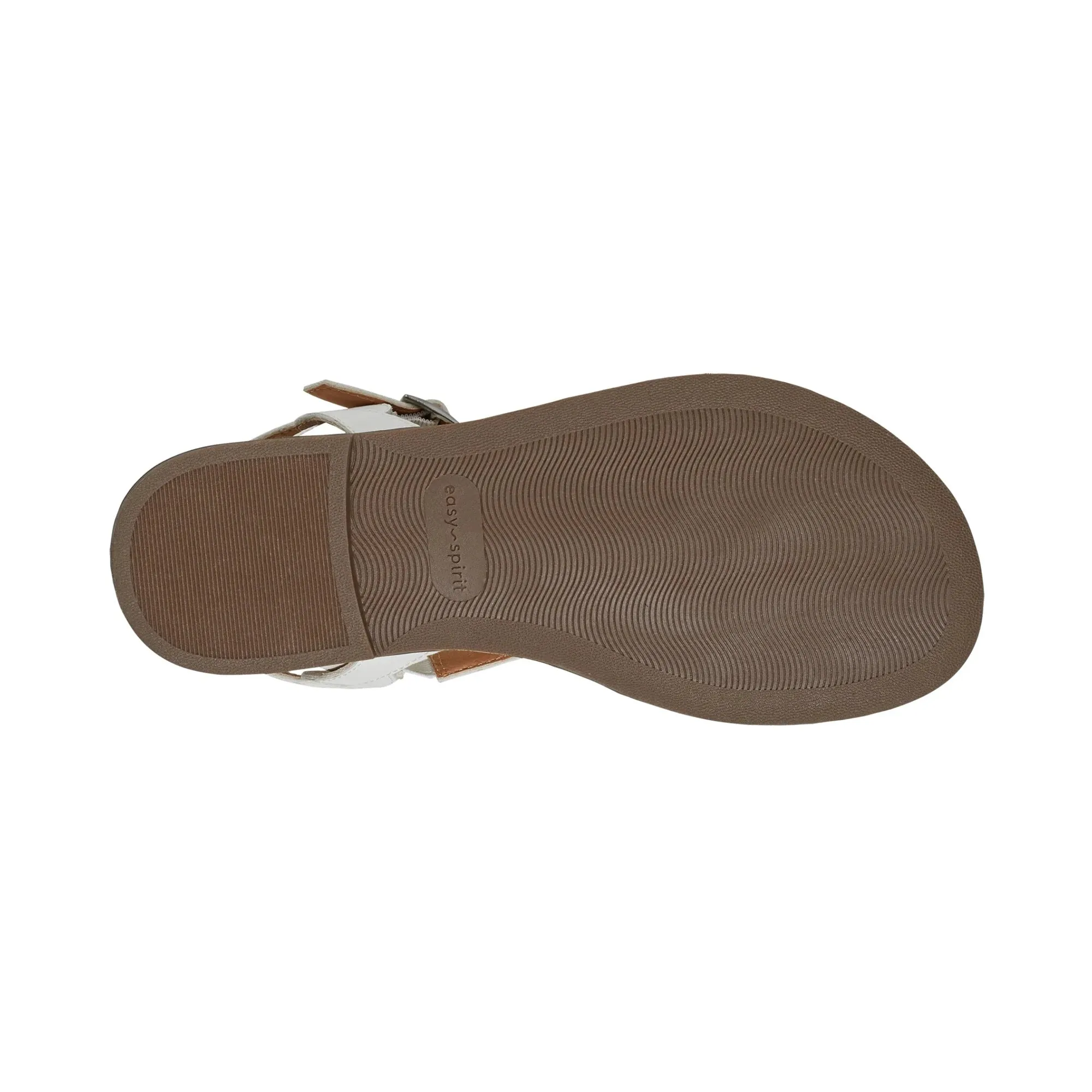 EASY SPIRIT LADIES FLAT SANDALS - WHITE SEREVAN3