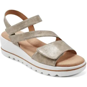 Easy Spirit Womens Shirley Faux Leather Slingback Sandals