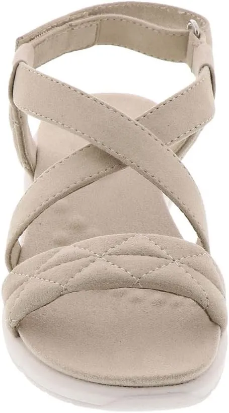 Easy Spirit Women's Treasur Sandals  Color Light Natural Shimmer Size 7.5M