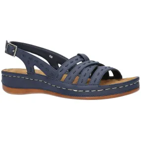Easy Street Womens Kehlani  Flat Strappy Slingback Sandals