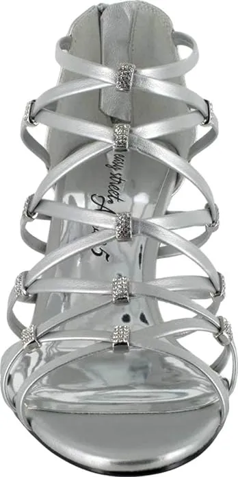 Easy Street Women's Nightingale Evening Sandals Color Silver Size 8M