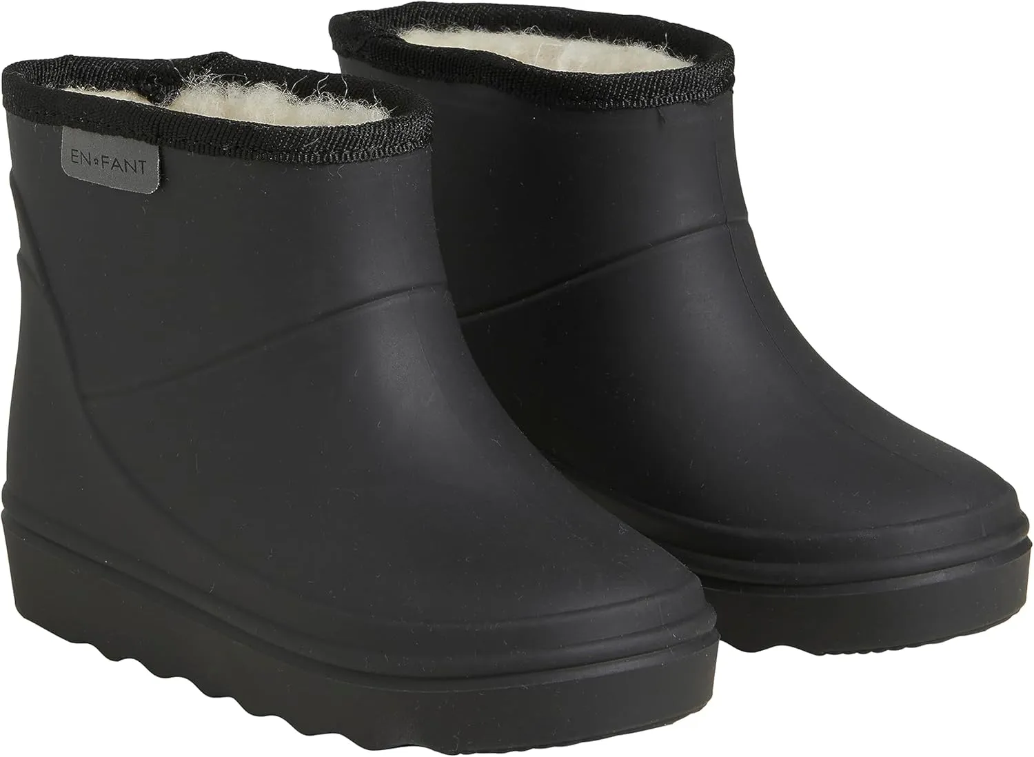 EnFant - PREMIUM Wool Lined Insulated Waterproof Winter Snow - Rain-Mud Boots - Sustainable and Recyclable NOTE: The boots run small. Please order 1  size larger