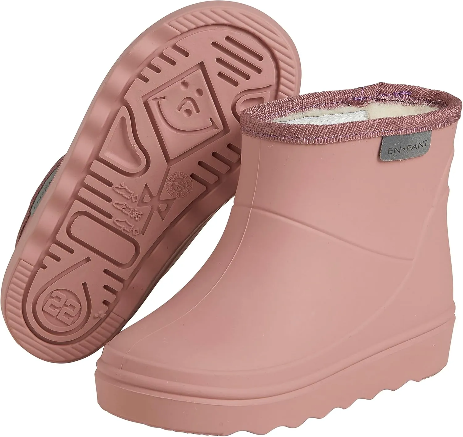 EnFant - PREMIUM Wool Lined Insulated Waterproof Winter Snow - Rain-Mud Boots - Sustainable and Recyclable NOTE: The boots run small. Please order 1  size larger