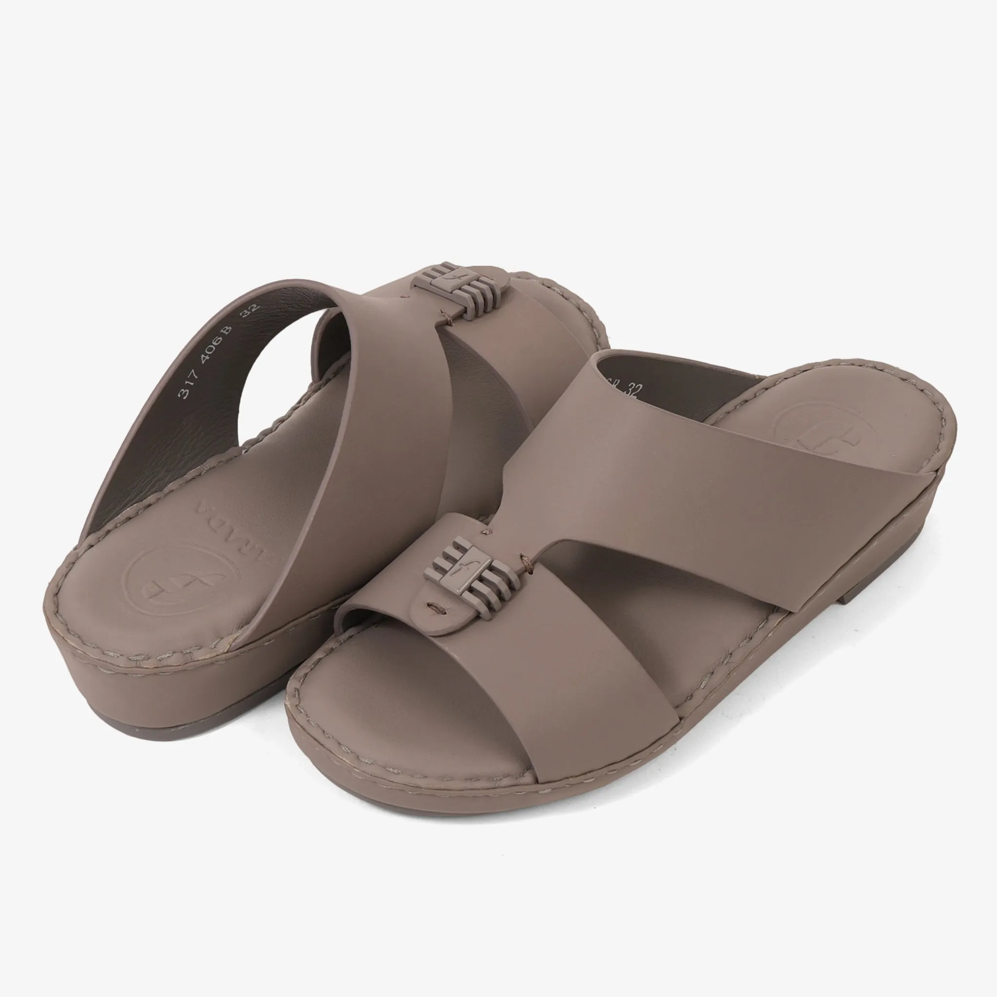 FARADA KIDS SLIDE WITH TEXTURED BUCKLE SANDALS STUDIO