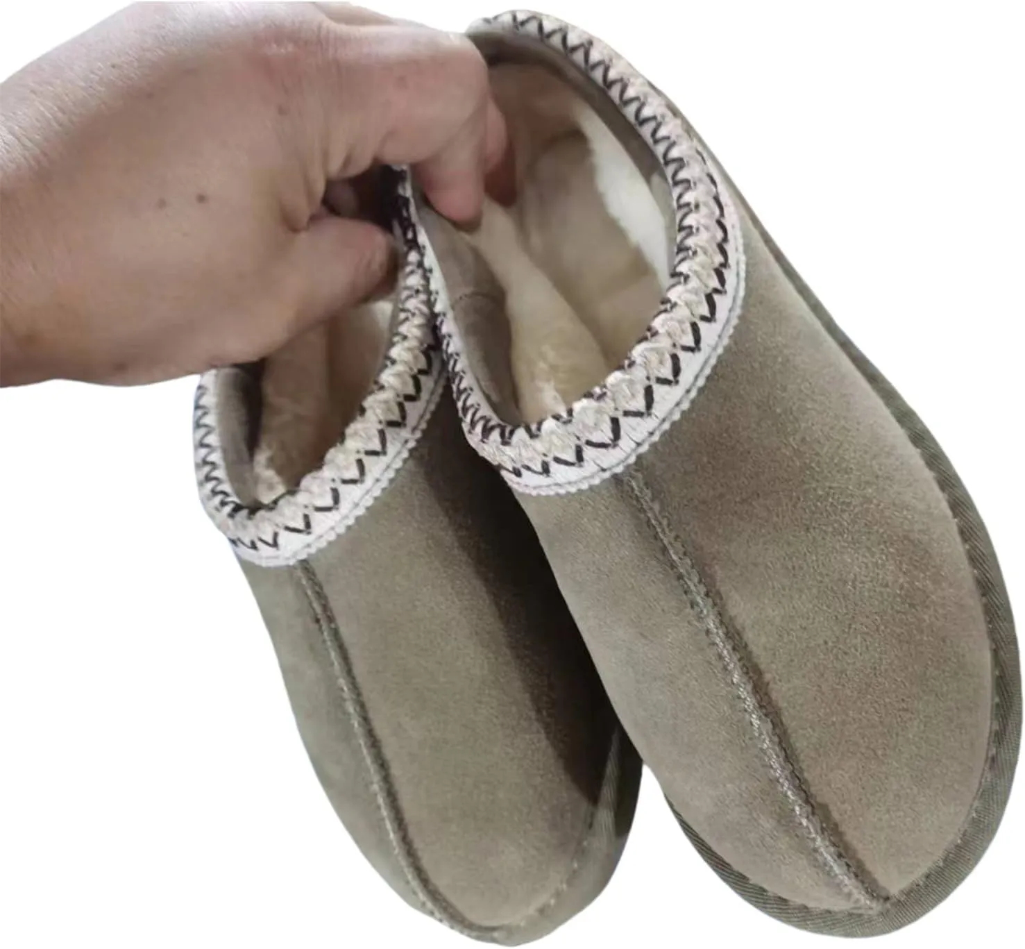 Fashion Winter Shaggy Platform Boots Children's Ankle Boots Little Kids Big Kids Wool Lined Slippers Girls Boys Warm Outdoor Indoor Home Anti-slip Trendy Mini Boots