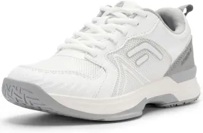 FitVille Wide Pickleball Shoes for Women Cloud-Like Lightweight Womens Tennis Shoes with Arch Support, Wide Toe Box Breathable Court Shoes for Racketball, Badminton