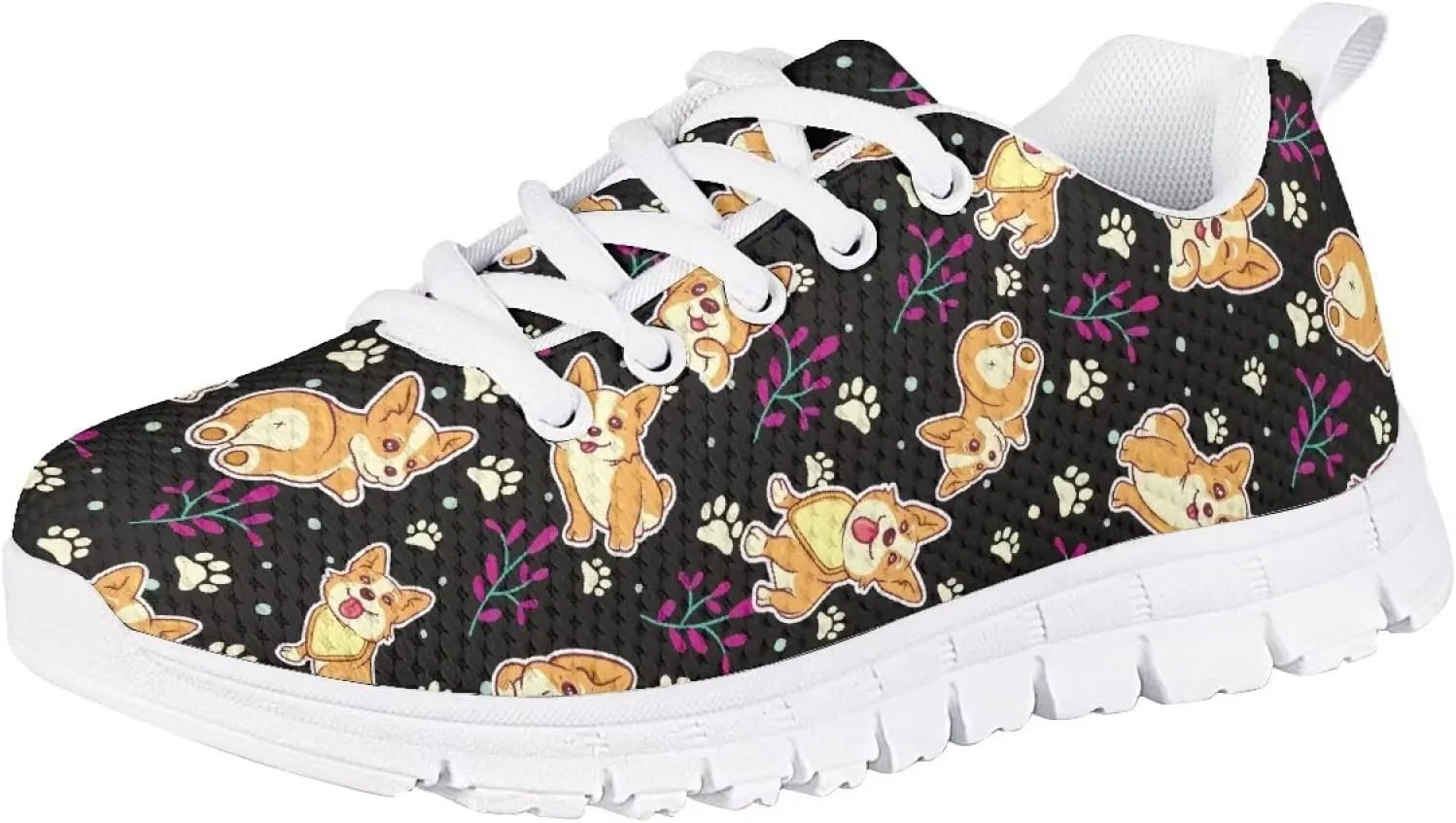 GIFTPUZZ Boys Grils Casual Shoes Sport Tennis Running Athletic Walking Sneakers Platform Flats