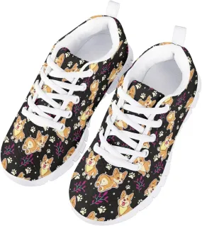 GIFTPUZZ Boys Grils Casual Shoes Sport Tennis Running Athletic Walking Sneakers Platform Flats
