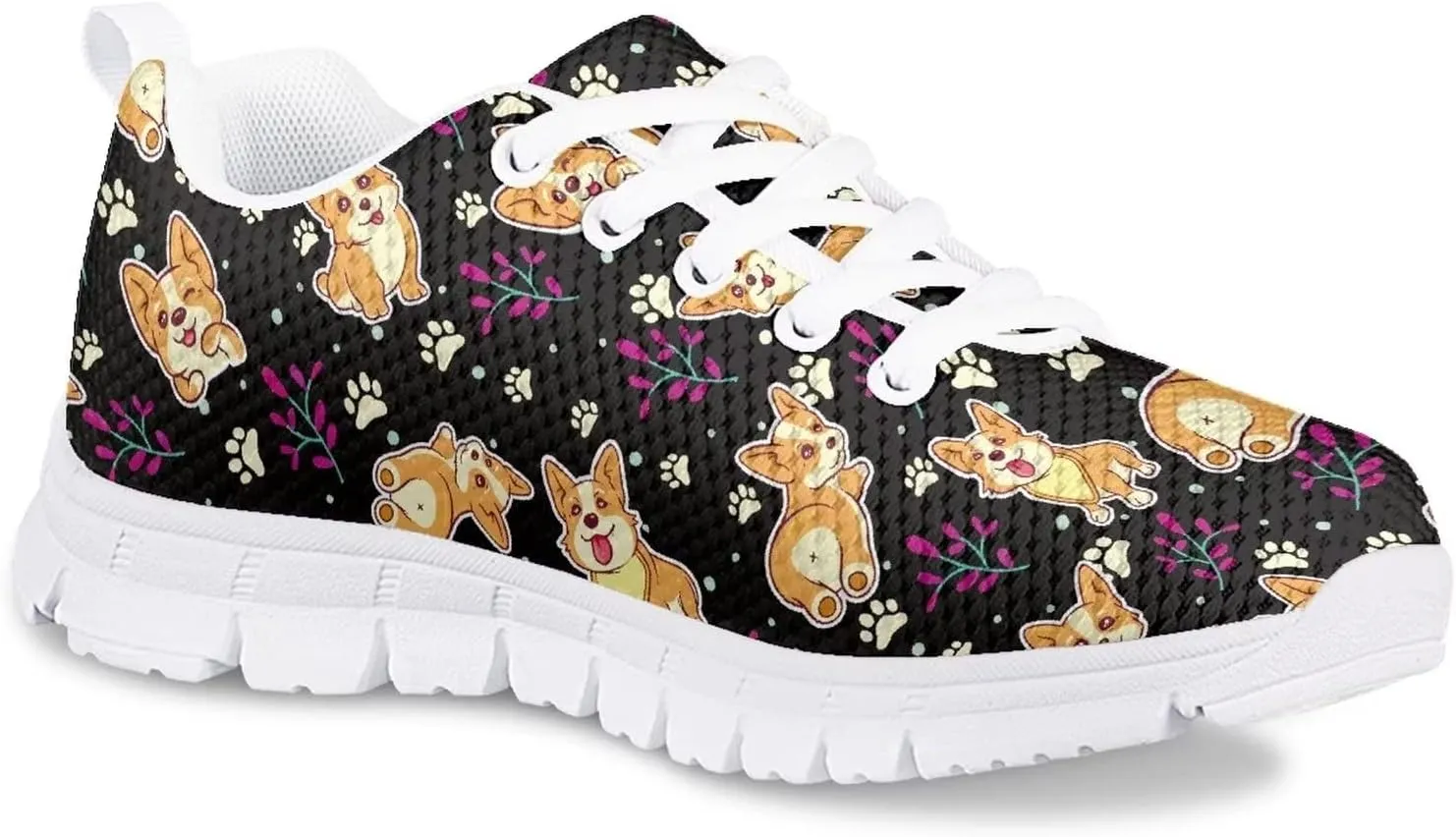 GIFTPUZZ Boys Grils Casual Shoes Sport Tennis Running Athletic Walking Sneakers Platform Flats