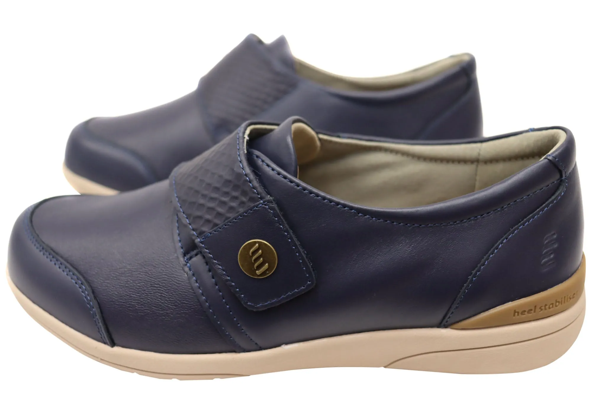 Homyped Maya Womens Comfortable Wide Fit Leather Shoes