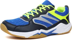 Indoor Court Shoes Mens for Tennis, Non Slip Comfort Lightweight Badminton Table Tennis Sneakers for Volleyball Pickleball Women Boys and Girls