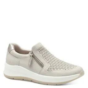 Jana Womens Beige Softline Fashion Trainer 8-24767-44
