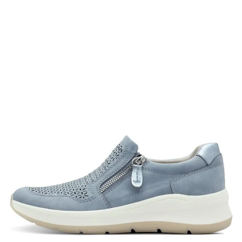 Jana Womens Denim Softline Fashion Trainer 8-24767-44