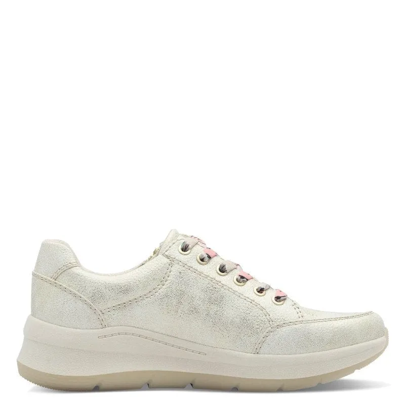 Jana Womens Gold Softline Fashion Trainer 8-23780-44