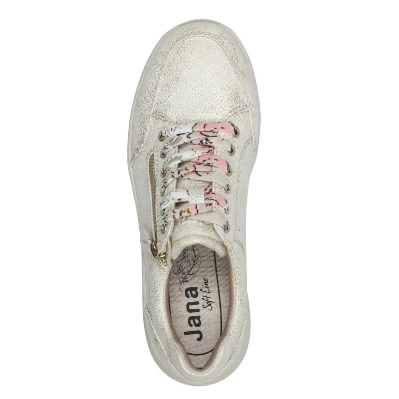 Jana Womens Gold Softline Fashion Trainer 8-23780-44