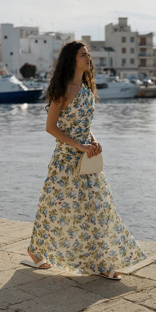 Joslin One Shoulder Dress Meadow
