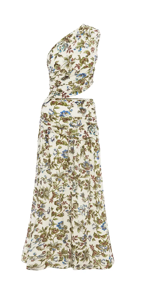 Joslin One Shoulder Dress Meadow