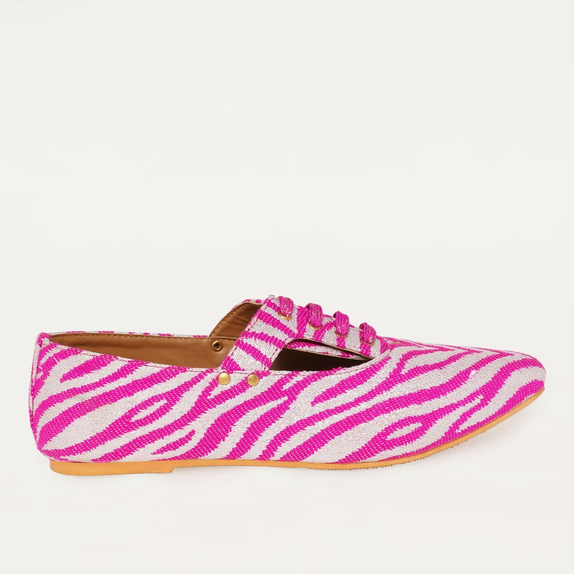 Juliet Oxfords in Pink