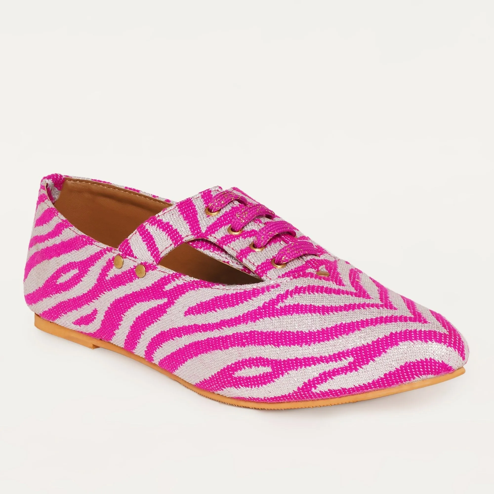 Juliet Oxfords in Pink