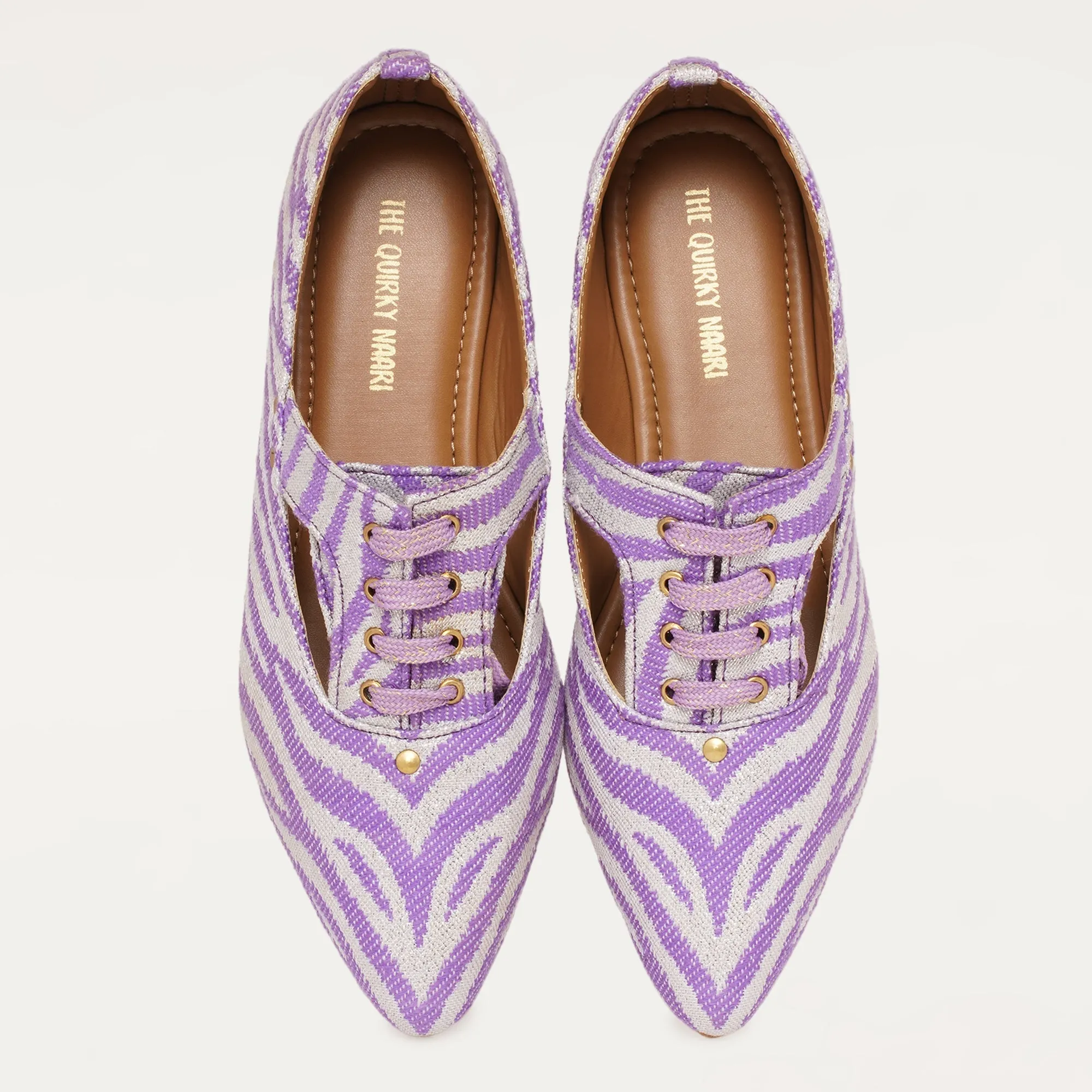 Juliet Oxfords in Purple