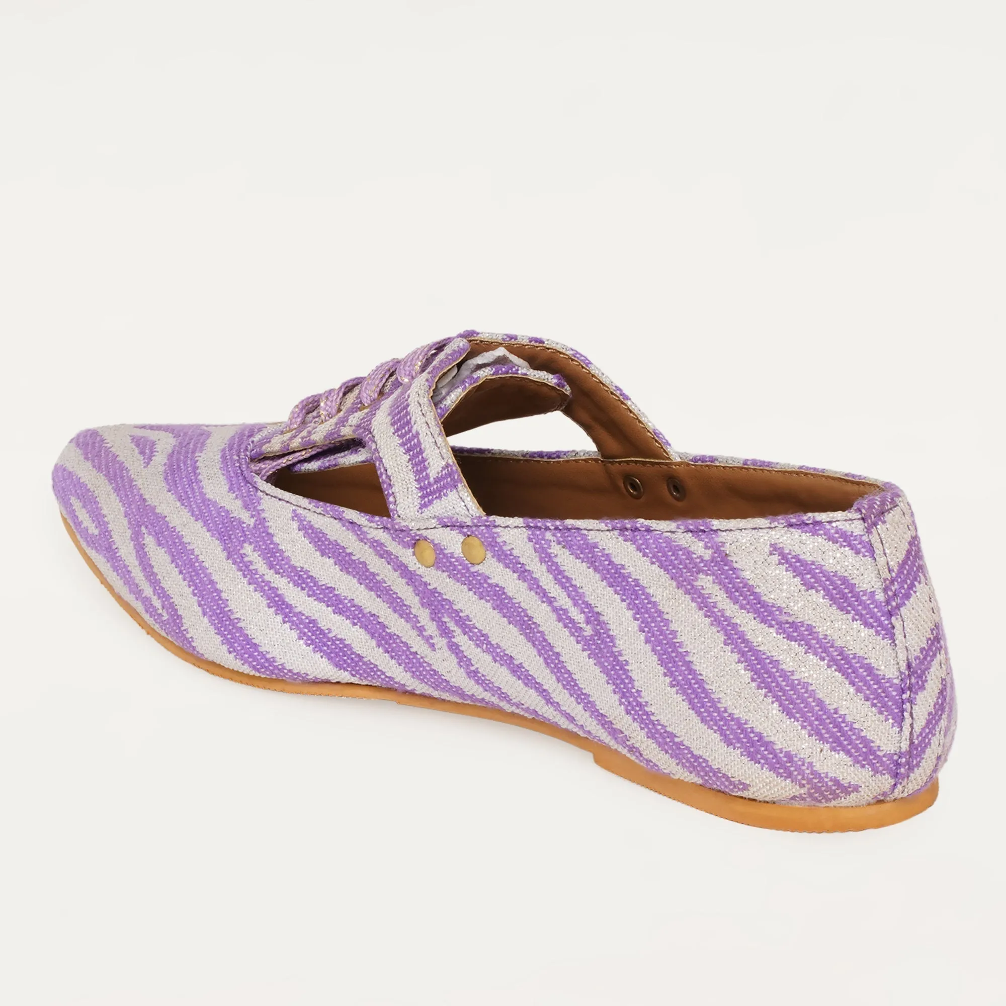 Juliet Oxfords in Purple