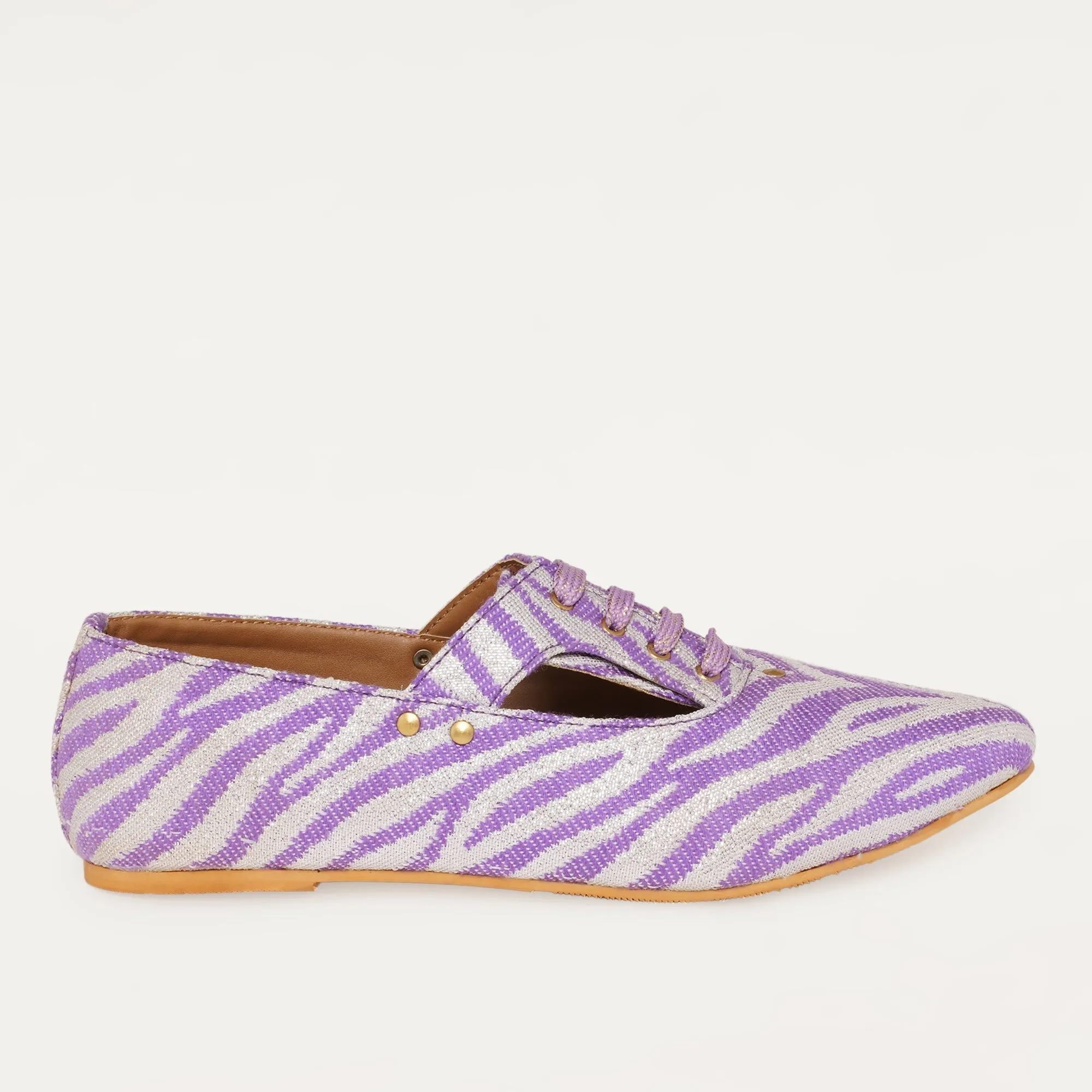 Juliet Oxfords in Purple