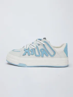 Kicksteria - Letter Patchwork Women Shoes