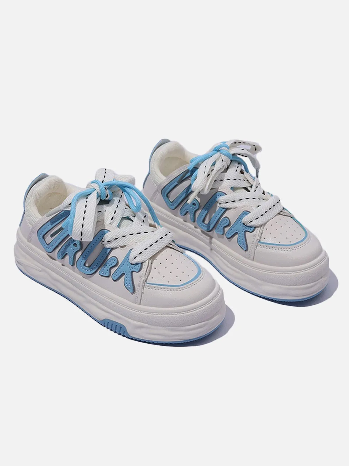 Kicksteria - Letter Patchwork Women Shoes