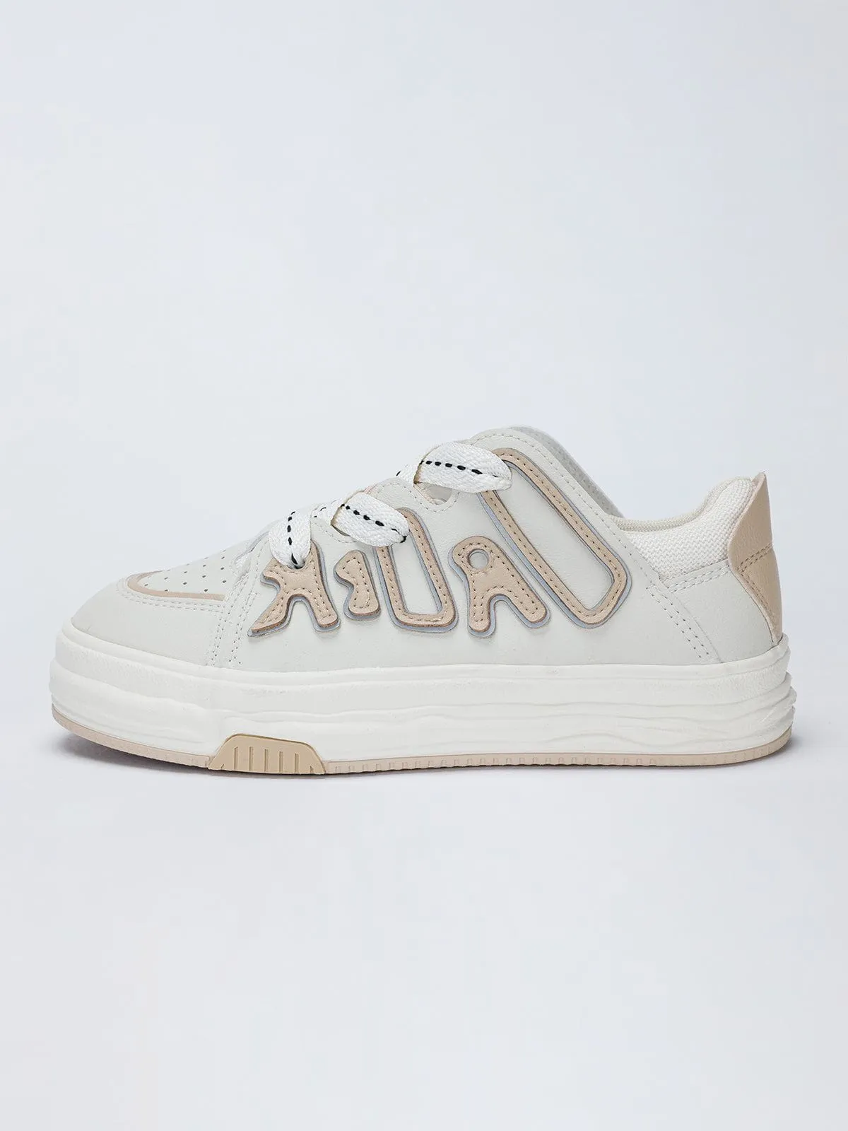 Kicksteria - Letter Patchwork Women Shoes