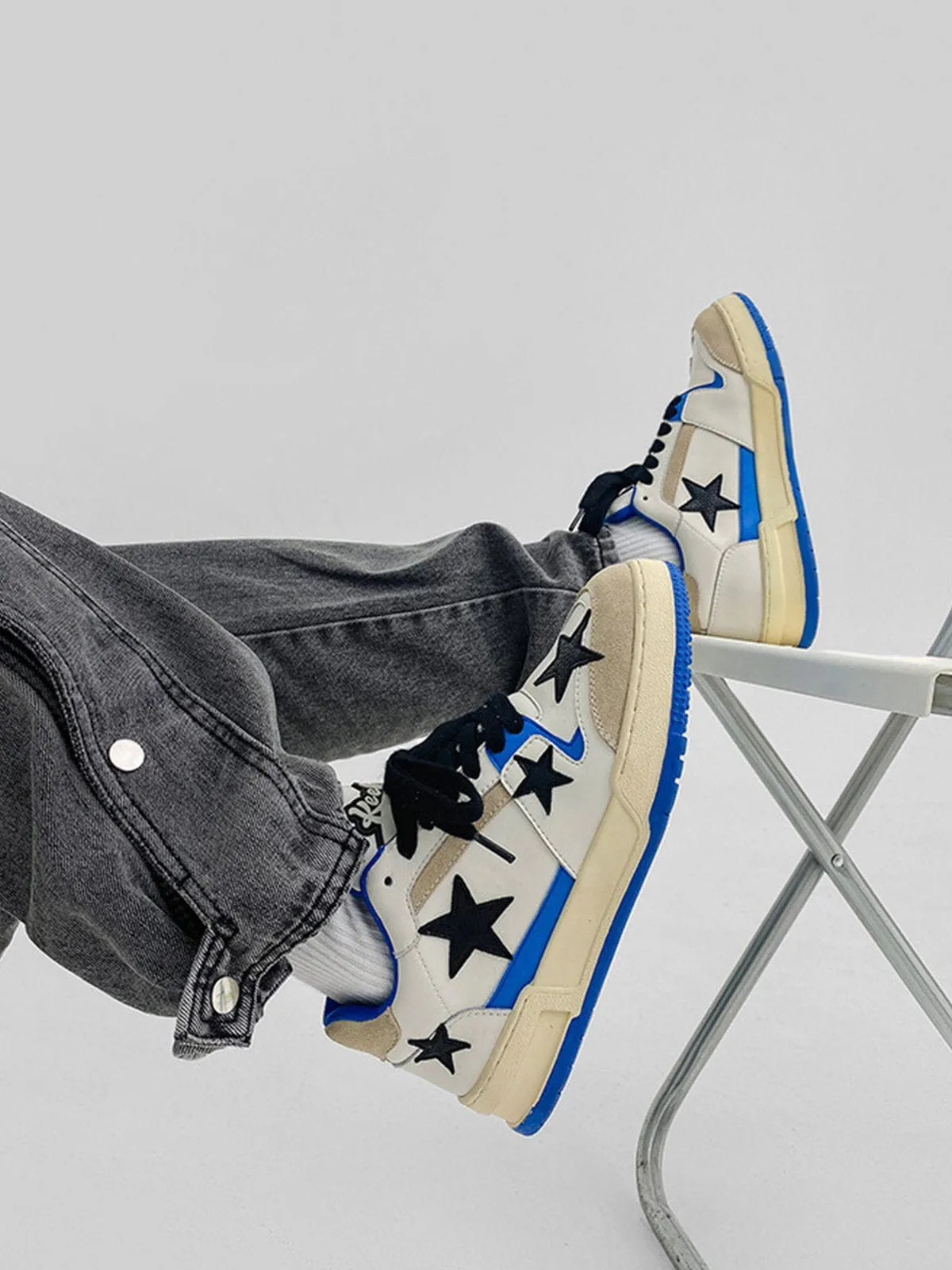 Kicksteria - Star Color Blocking Skate Shoes