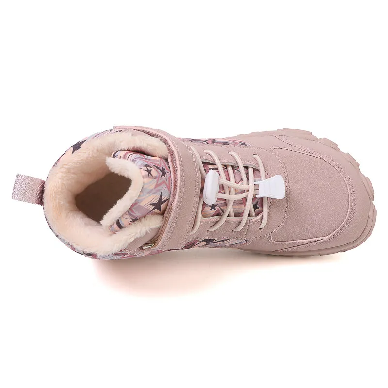 Kids Winter Snow Boots Boys Girls Outdoor Ankle Walking Boots