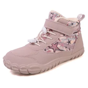 Kids Winter Snow Boots Boys Girls Outdoor Ankle Walking Boots