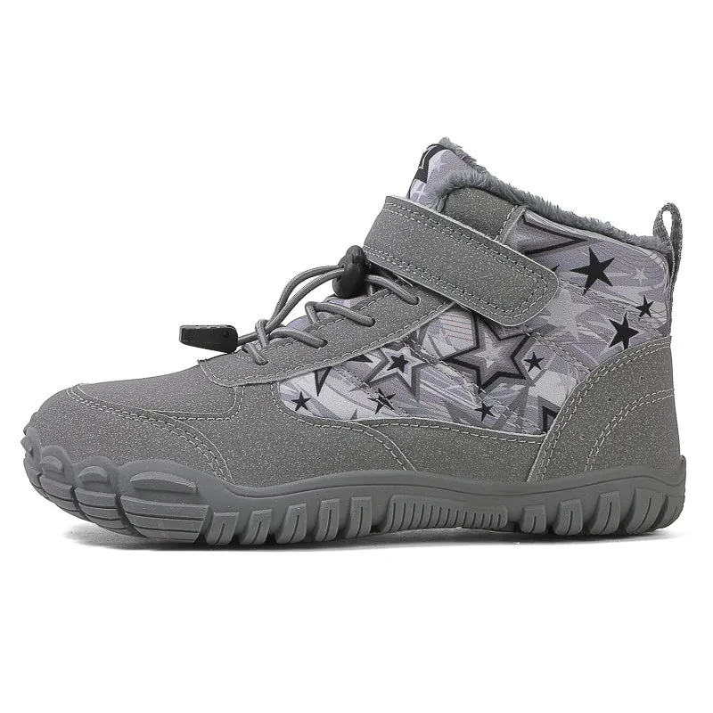 Kids Winter Snow Boots Boys Girls Outdoor Ankle Walking Boots